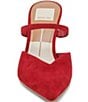 Color:Crimson Suede - Image 4 - Kanika Suede Dress Mules