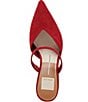 Color:Crimson Suede - Image 5 - Kanika Suede Dress Mules
