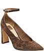 Dolce Vita Karsin Suede Ankle Strap Pumps - Image 1
