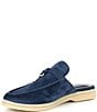 Color:Navy Suede - Image 4 - Lasail Suede Tassel Loafer Mules