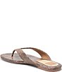 Dolce Vita Linnet Embossed Leather Thong Sandals - Image 3