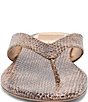 Dolce Vita Linnet Embossed Leather Thong Sandals - Image 4