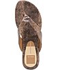 Dolce Vita Linnet Embossed Leather Thong Sandals - Image 5