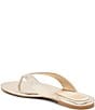 Dolce Vita Linnet Metallic Leather Thong Sandals - Image 3