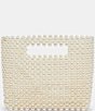 Color:Pearl - Image 1 - Linzy Pearl Square Clutch