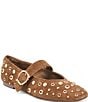 Dolce Vita Mella Suede Studded Mary Jane Ballet Flats - Image 1