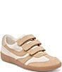 Dolce Vita Merit Hook-and-Loop Leather and Suede Color Block Sneakers - Image 1