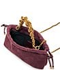 Dolce Vita Cleo Mini Suede Drawstring Clutch, Color:Burgundy - Image 2