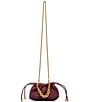 Dolce Vita Cleo Mini Suede Drawstring Clutch, Color:Burgundy - Image 3
