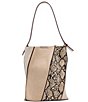 Dolce Vita Multi Panel Bucket Bag, Color:Natural Multi - Image 1