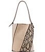 Dolce Vita Multi Panel Bucket Bag, Color:Natural Multi - Image 2