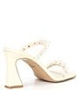 Color:Ivory Stella - Image 2 - Naja Pearl Studded Square Toe Dress Sandals