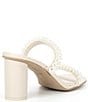 Color:Vanilla Pearls - Image 2 - Noel Pearl Square Toe Dress Sandals