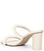 Color:Vanilla Pearls - Image 3 - Noel Pearl Square Toe Dress Sandals