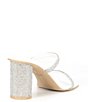 Color:Crystal Rhinestone - Image 2 - Noles Square Toe Rhinestone Embellished Slide Dress Sandals