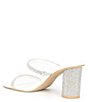 Color:Crystal Rhinestone - Image 3 - Noles Square Toe Rhinestone Embellished Slide Dress Sandals