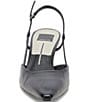 Color:Midnight Leather - Image 4 - Odela Leather Kitten Heel Slingback Pumps