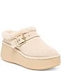 Dolce Vita Oslo Plush Suede Platform Clogs - Image 1