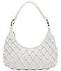 Dolce Vita Positano Raffia Net Shoulder Bag, Color:White - Image 1