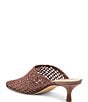 Dolce Vita Pozey Raffia Kitten Heel Mules - Image 2