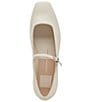 Color:Ivory leather - Image 5 - Reyes Leather Mary Jane Ballet Flats