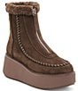 Dolce Vita Roben Suede Faux Fur Platform Booties - Image 1