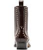 Dolce Vita Thomas Studded Patent Leather Pointed Toe Booties - Image 2