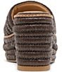 Dolce Vita Throne Raffia Wedge Platform Sandals - Image 2