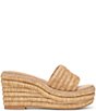 Dolce Vita Throne Raffia Wedge Platform Sandals - Image 2