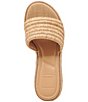 Dolce Vita Throne Raffia Wedge Platform Sandals - Image 5