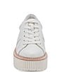 Color:White Leather - Image 4 - Tiger Leather Platform Sneakers
