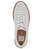 Color:White Leather - Image 5 - Tiger Leather Platform Sneakers