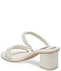 Color:Vanilla Pearls - Image 3 - Tinker Pearl Embellished Dress Sandals