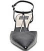 Dolce Vita Torena Leather T-Strap Pointed Toe Kitten Heel Pumps - Image 4