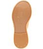 Color:Brown Nubuck - Image 6 - Wanika Nubuck Buckle Platform Espadrille Sandals