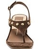 Dolce Vita Yves Stud Suede Thong Sling Back Dress Sandals - Image 4