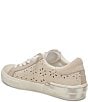 Color:Oatmeal Floral Eyelet - Image 3 - Zina Eyelet Slip-On Sneakers