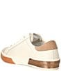 Color:White/Tan Leather - Image 3 - Zina Leather Retro Sneakers