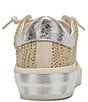 Color:Platinum Knit - Image 3 - Zina Metallic Knit Sneakers