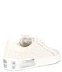 Color:Vanilla Pearl - Image 2 - Zina Pearl Leather Sneakers