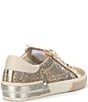 Color:Gold Suede - Image 2 - Zina Suede and Crystal Embellished Sneakers