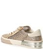 Color:Gold Suede - Image 3 - Zina Suede and Crystal Embellished Sneakers