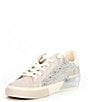 Color:Ivory Suede - Image 4 - Zina Suede and Crystal Embellished Sneakers