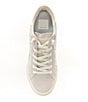 Color:Ivory Suede - Image 5 - Zina Suede and Crystal Embellished Sneakers