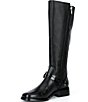 Donald Pliner Almah Tall Leather Buckle Boots - Image 4