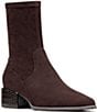 Donald Pliner Ashera Stretch Shaft Croco Embossed Block Heel Booties - Image 1