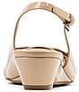 Donald Pliner Barbee Patent Leather Wedge Slingback Pumps - Image 3