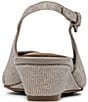 Donald Pliner Barbee Textured Metallic Leather Pointed Toe Slingback Wedge Pumps - Image 3