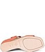 Color:Coral - Image 5 - Bellville Suede Wedge Sandals