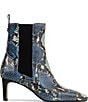 Donald Pliner Brittnie Snake Print High Heel Slip On Booties - Image 2